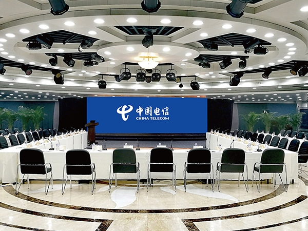 上海会议室led显示屏成功案例GP3模组